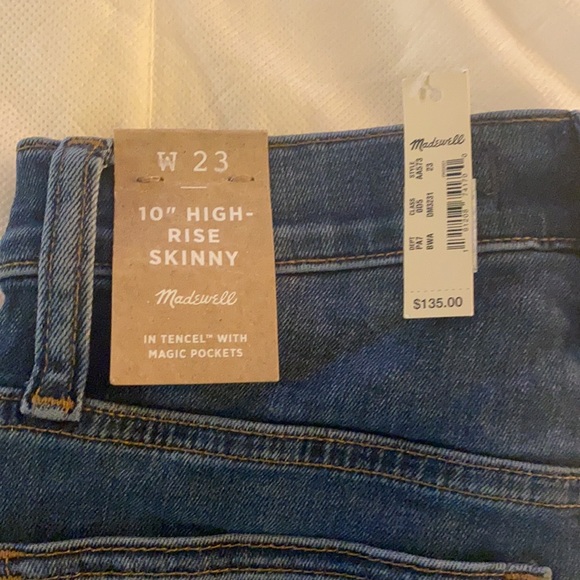 Madewell 10” high rise skinny jeans - Picture 4 of 5